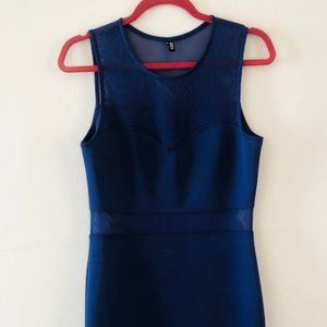 Deep Blue Form Fitting H&M Dress